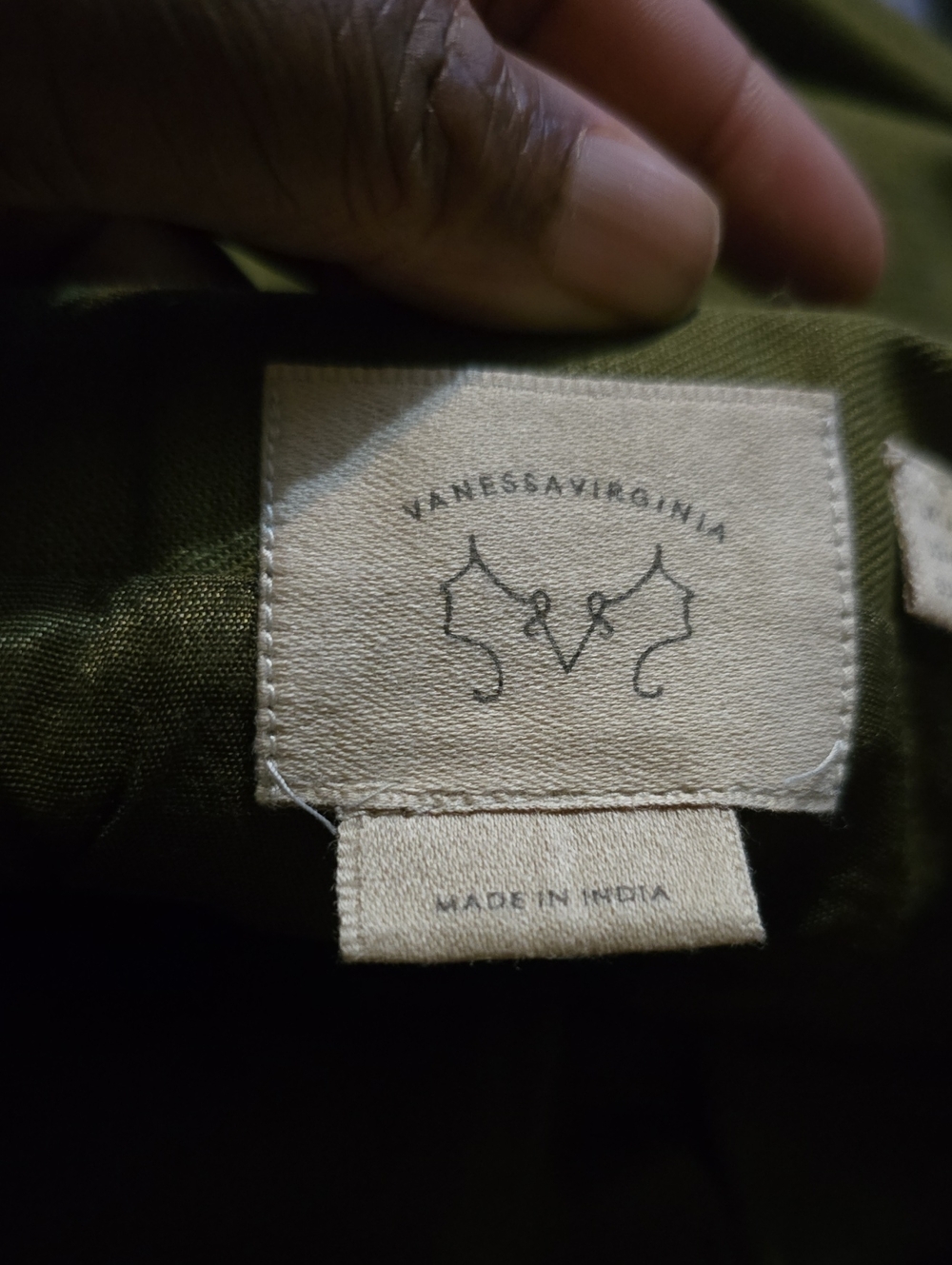 Anthropologie By Vanessa Virginia Embroidered A-Line Skirt Size 10 - Picture 7 of 8